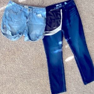 3 pairs of shorts and a pair of Levis Bootcut Jeans ***SOLD***